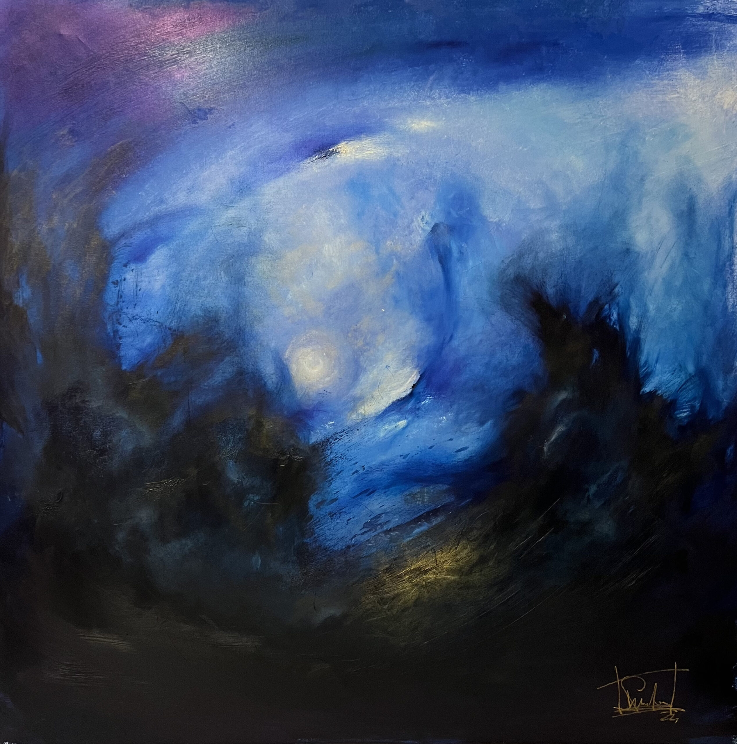 Forest at Night, Wind from the Sea
